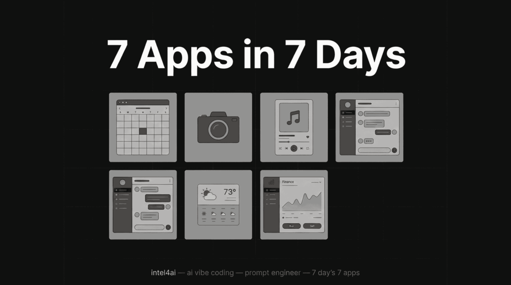 7 apps in 7 days 