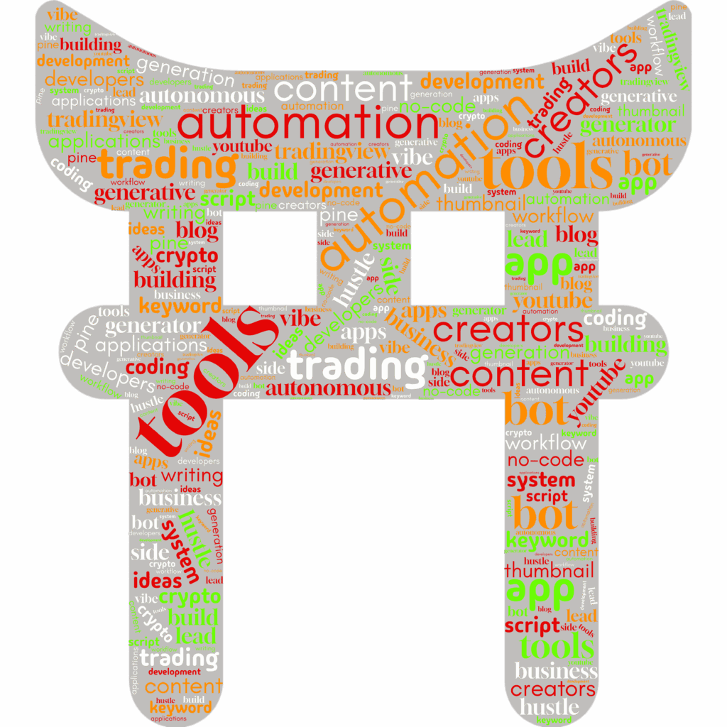Article Wordcloud of a port icon filled with keyword text 