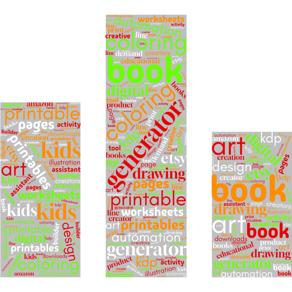 Article Wordcloud of a BARS icon filled with keyword text 