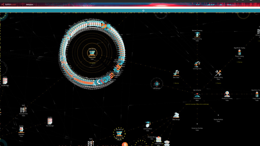 Superalgos screen ui layout